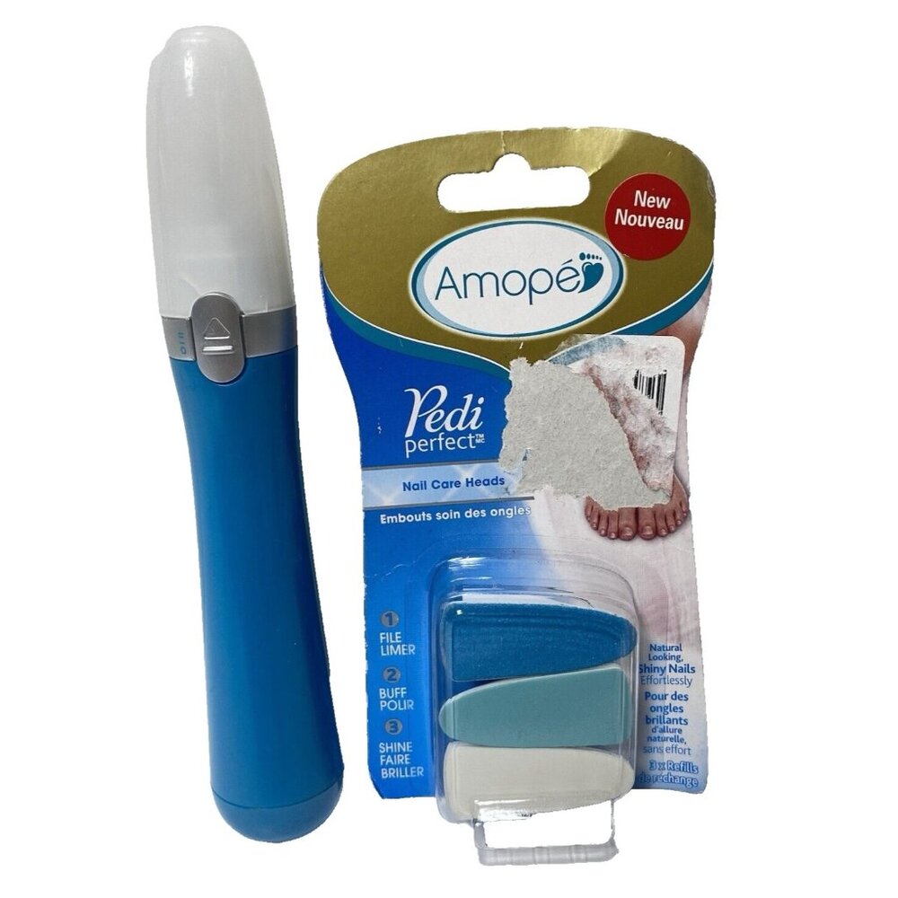 Amope Pedi Perfect Nail Care System Pen GUC + 3pc Nail Head New *Read*